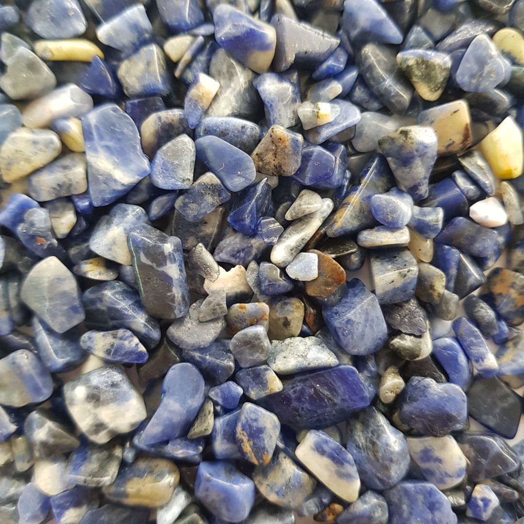 Sodalite Chips - 500g Sodalite Chips - 500g